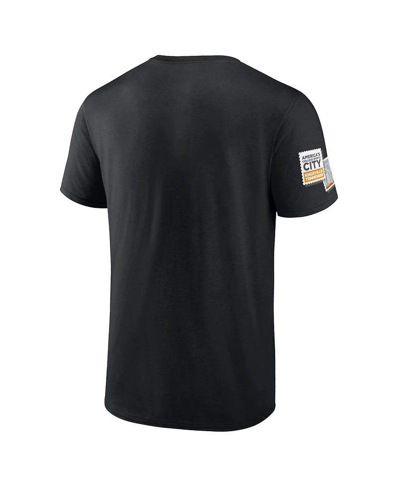 Men's Fanatics Black Tennessee Volunteers Fan T-shirt