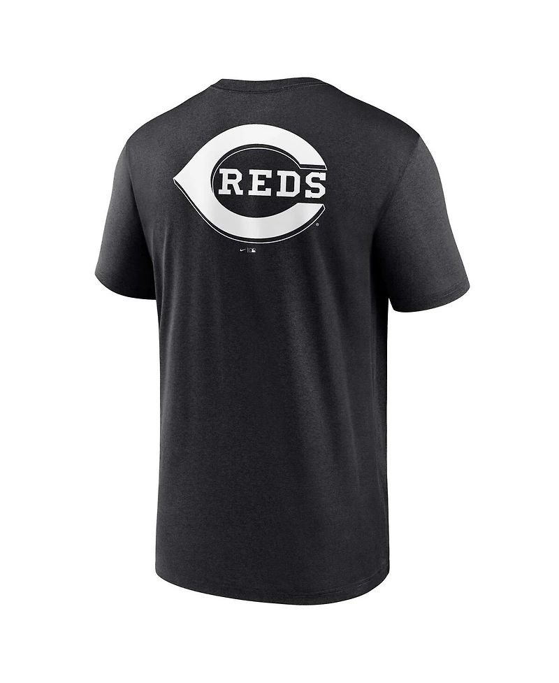 Men's Nike Black Cincinnati Reds Fashion Over Shoulder Logo Legend T-shirt