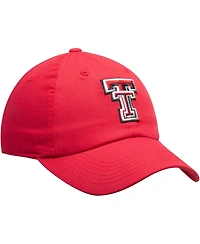 Men's Top of the World Red Texas Tech Red Raiders Primary Logo Staple Adjustable Hat