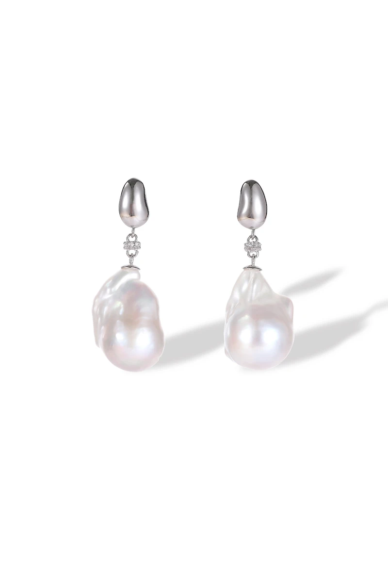 Doris Freshwater Baroque Pearl Drop Earrings