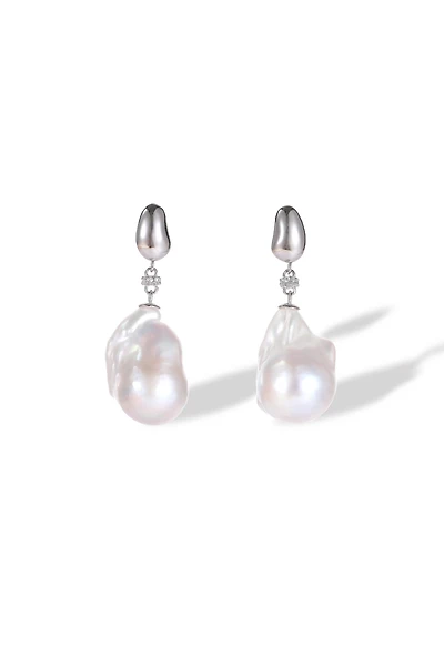 Doris Freshwater Baroque Pearl Drop Earrings