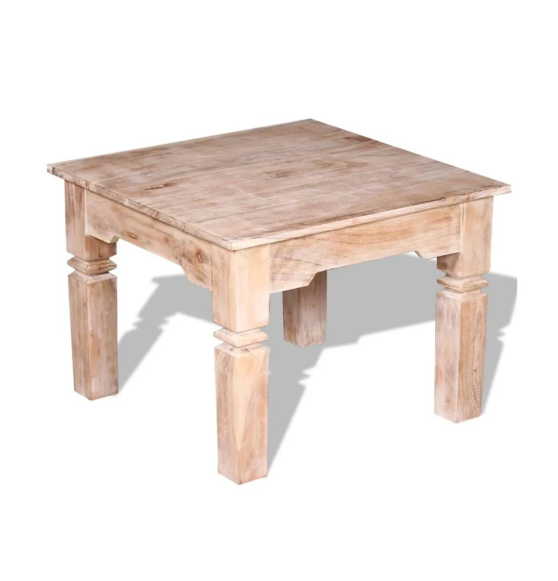 Coffee Table Acacia Wood 23.6"x23.6"x17.7"