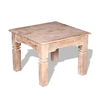 Coffee Table Acacia Wood 23.6"x23.6"x17.7"