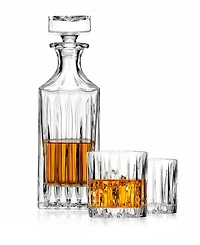 Godinger Parallels Double Old-Fashioned Glasses, Set of 6