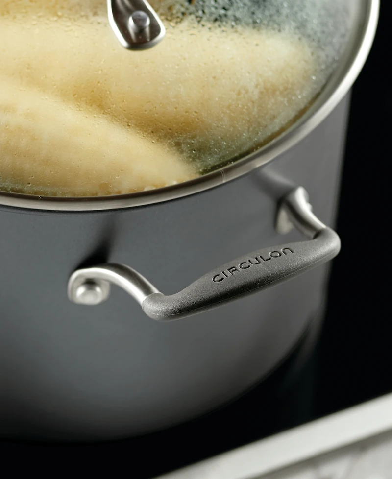 Circulon A1 Series with ScratchDefense Technology Aluminum 8-Quart Nonstick Induction Stockpot with Lid