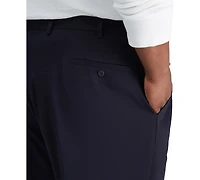 Haggar Men's Big & Tall Iron Free Premium Khaki Classic-Fit Flat Front Pant