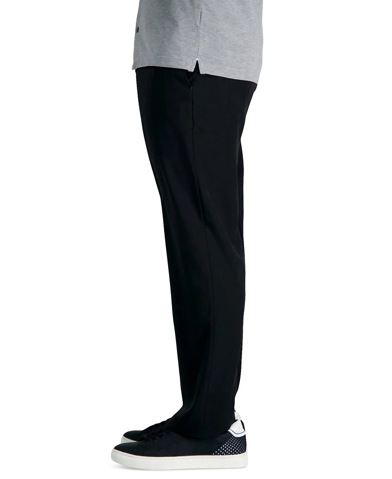 Haggar Men's Premium Comfort Stretch Classic-Fit Solid Flat Front Dress Pants