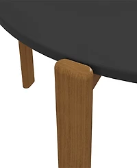 Manhattan Comfort Gales 46.54" Medium Density Fiberboard Round Dining Table