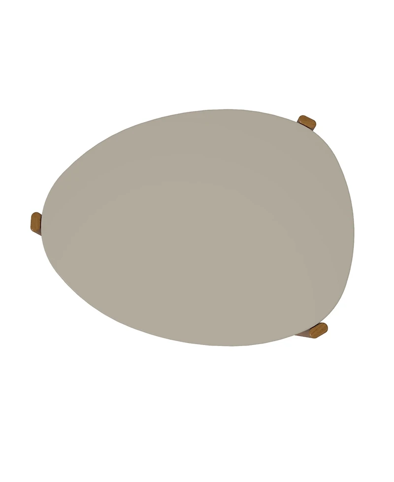 Manhattan Comfort Gales 32.44" Medium Density Fiberboard Mid-Century Modern Coffee Table