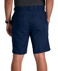 Haggar Men's Cool 18 Pro Flat Front Classic-Fit 9.5" Shorts