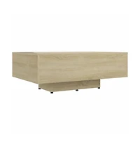 Coffee Table Sonoma Oak 33.5"x21.7"x12.2" Engineered Wood