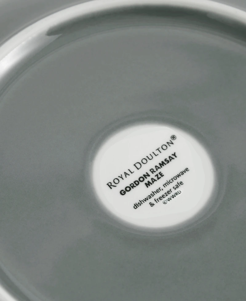 Royal Doulton Gordon Ramsay Maze Pasta Bowl, Set of 4, Service for 4