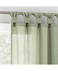 Hathaway Twist Tab Semi-Sheer Top Curtain Panel