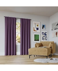 Rianna Theater Grade Extreme 100% Blackout Rod Pocket Curtain Panel