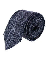 Trafalgar Men's Sobee Paisley Silk Necktie and Pocket Square