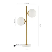 Amelie Coastal Retro Iron Led Table Lamp