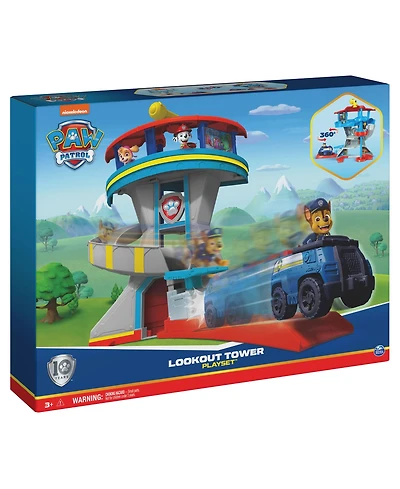 Paw Patrol Lookout Tower Playset with Toy Car Launcher