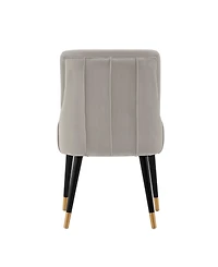 Manhattan Comfort Eda 2-Piece Upholstered Dining Chair Set