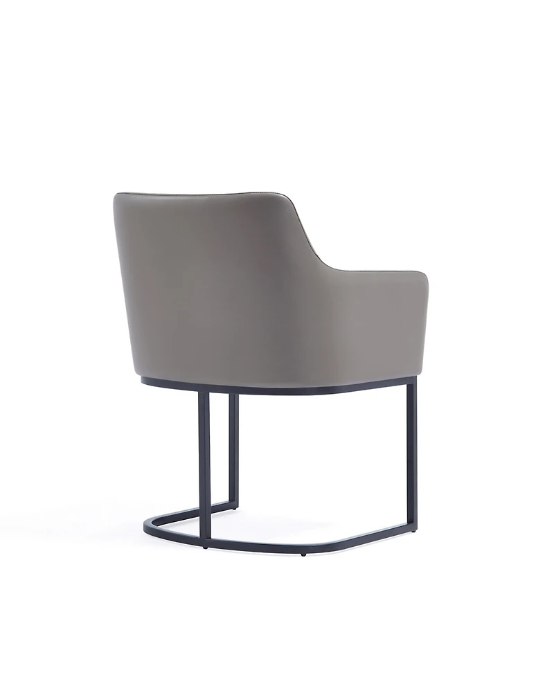 Manhattan Comfort Serena 33.07" Leatherette Upholstered Dining Armchair