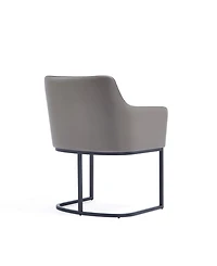 Manhattan Comfort Serena 33.07" Leatherette Upholstered Dining Armchair