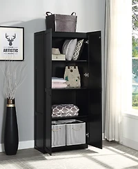 Manhattan Comfort Hopkins 29.6" 4-Shelf Storage Closet