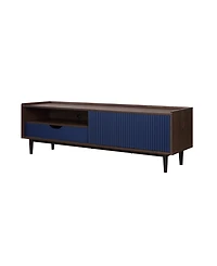 Manhattan Comfort Duane 59.25" Ribbed Tv Stand Fits TVs up to 55"
