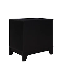 Manhattan Comfort Sheridan 21.63" 1-Drawer Cane Nightstand