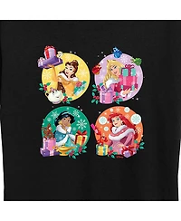 Air Waves Trendy Plus Disney Princess Holiday Graphic T-shirt