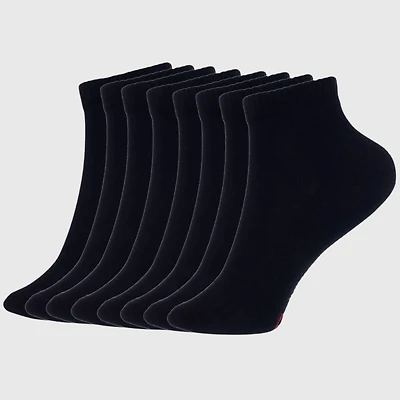 Alpine Swiss Men's Ankle Socks 8 Pack Cotton Athletic Performance for Men Moisture-Wicking Cushioned Quarter Length Reinforced Heel & Toe