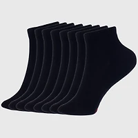 Alpine Swiss Men's Ankle Socks 8 Pack Cotton Athletic Performance for Men Moisture-Wicking Cushioned Quarter Length Reinforced Heel & Toe