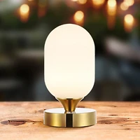 Eli Bohemian Farmhouse Iron Rechargeable Integrated Led Table Lamp