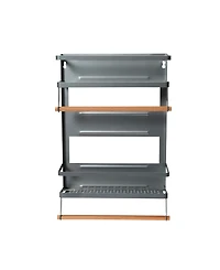 Household Essentials Metal Magnetic Organizer with Paper Towel Holder