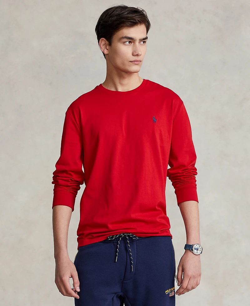 Polo Ralph Lauren Men's Classic-Fit Jersey Long-Sleeve T-Shirt