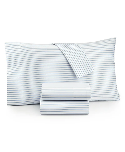 Closeout! Charter Club 550 Thread Count Printed Cotton 4-Pc. Sheet Set, Queen, Exclusively at Macy's