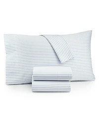 Closeout! Charter Club 550 Thread Count Printed Cotton 4-Pc. Sheet Set, Queen, Exclusively at Macy's