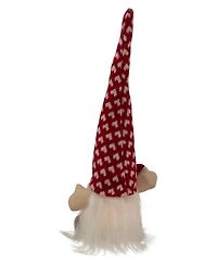 Northlight 13" Led Lighted Valentine's Day Girl Gnome with Love Heart