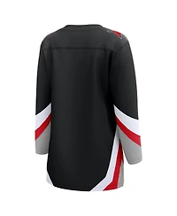 Women's Fanatics Black Buffalo Sabres Alternate Premier Breakaway Blank Jersey