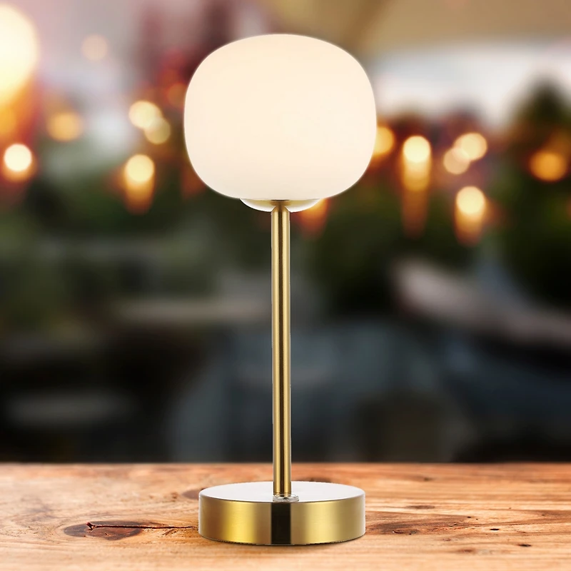 Natalia Modern Minimalist Iron Rechargeable Integrated Led Table Lamp