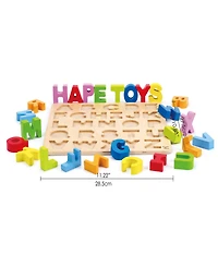 Hape Wooden Alphabet Puzzle, 26 Pieces