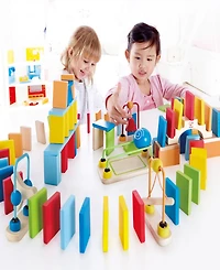 Hape Dynamo Dominoes Construction Set - 107 Pieces