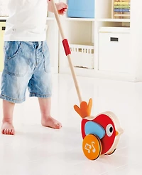 Hape Lilly Musical Push-Along Toddler Toy