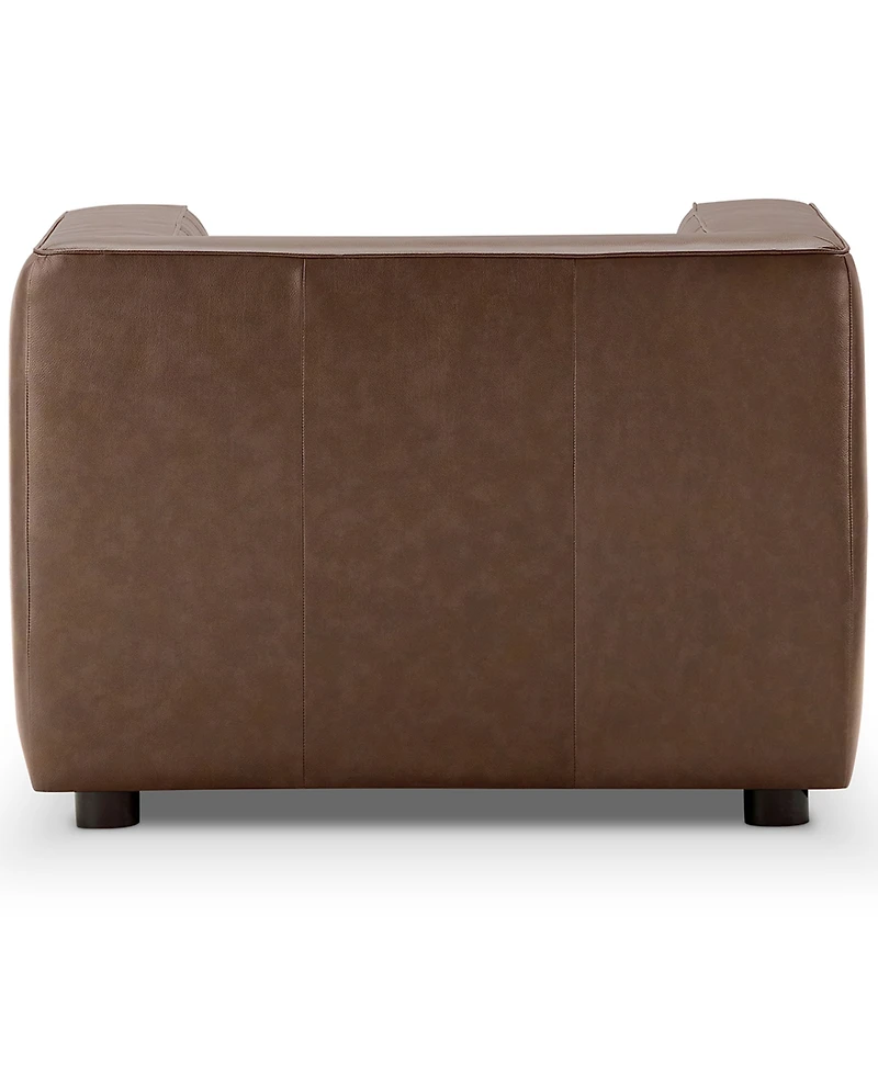 Blake 42" Leather Modern Deep Seat Chair