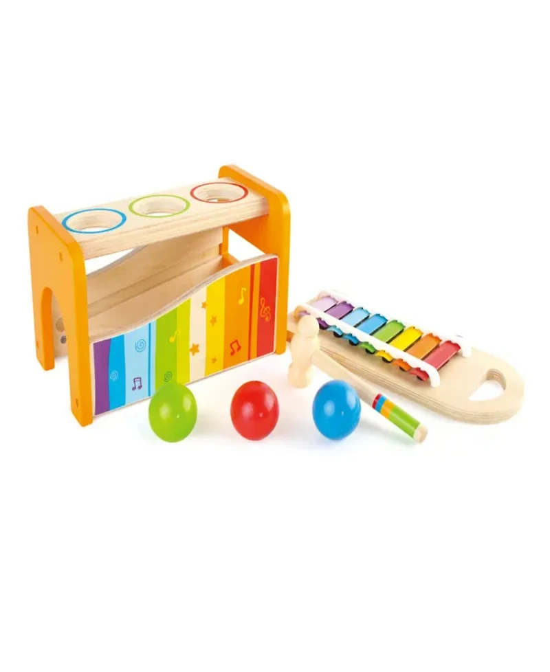 Hape Pound Tap Bench with Slide Out Xylophone