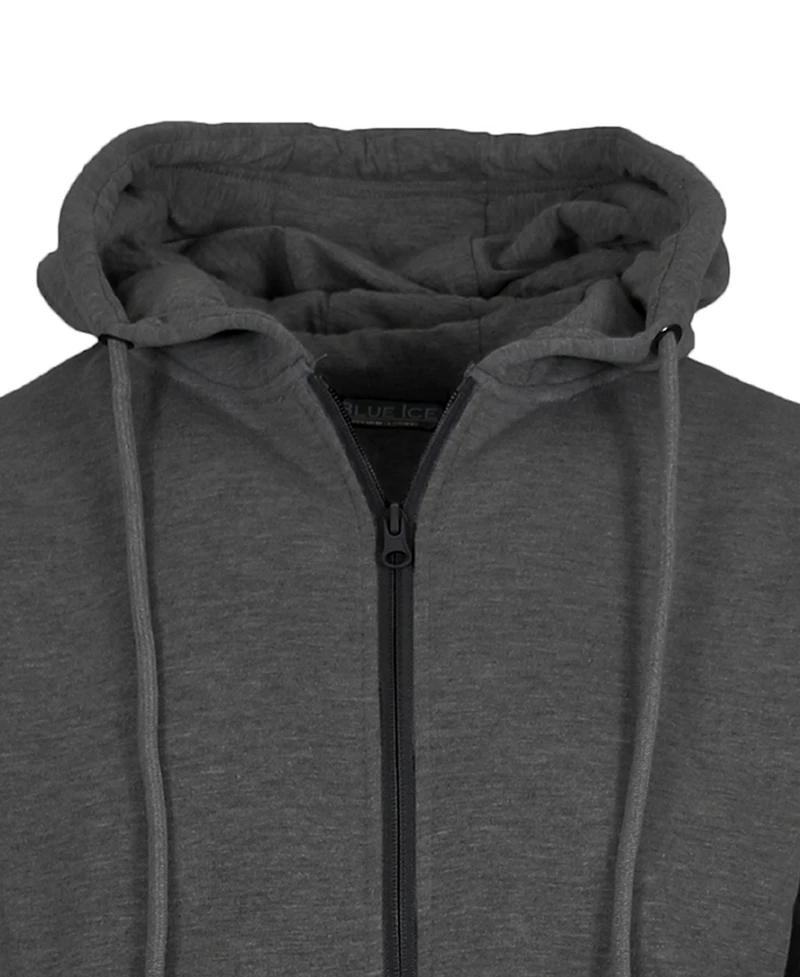 Galaxy By Harvic Women's Fleece-Lined Loose-Fit Full-Zip Sweater Hoodie Set, 3 Pack