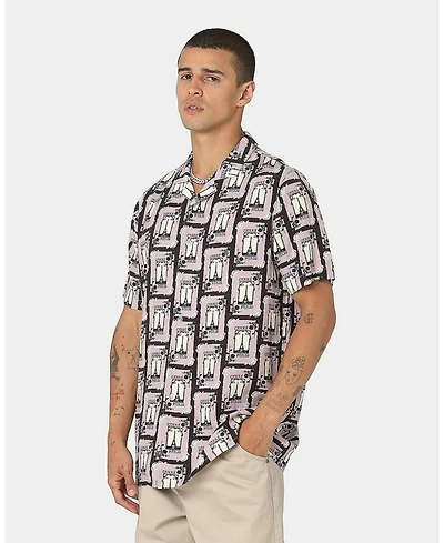 Carre Big & Tall Parisian Rugu Short Sleeve Button Up Shirt