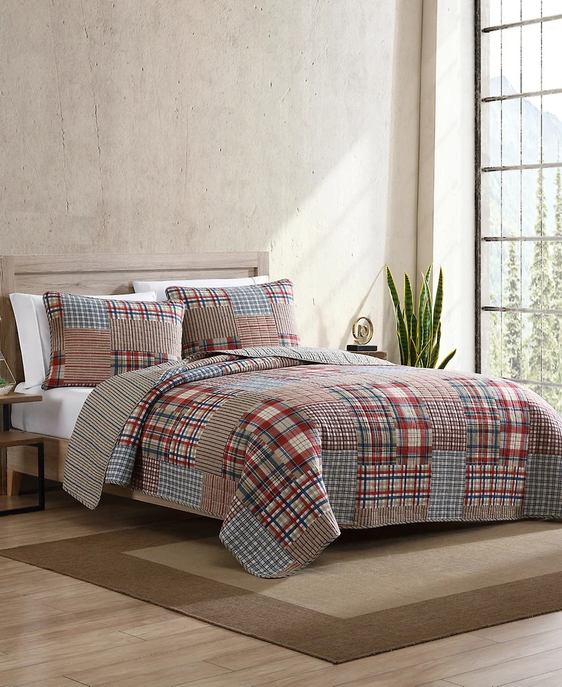 Eddie Bauer Hawthorne Reversible 3-Pc. Quilt Set, King
