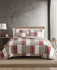 Eddie Bauer Camano Island Plaid 3-Pc. Quilt Set, Full/Queen