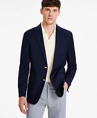 Tommy Hilfiger Men's Modern-Fit Solid Navy Blazer