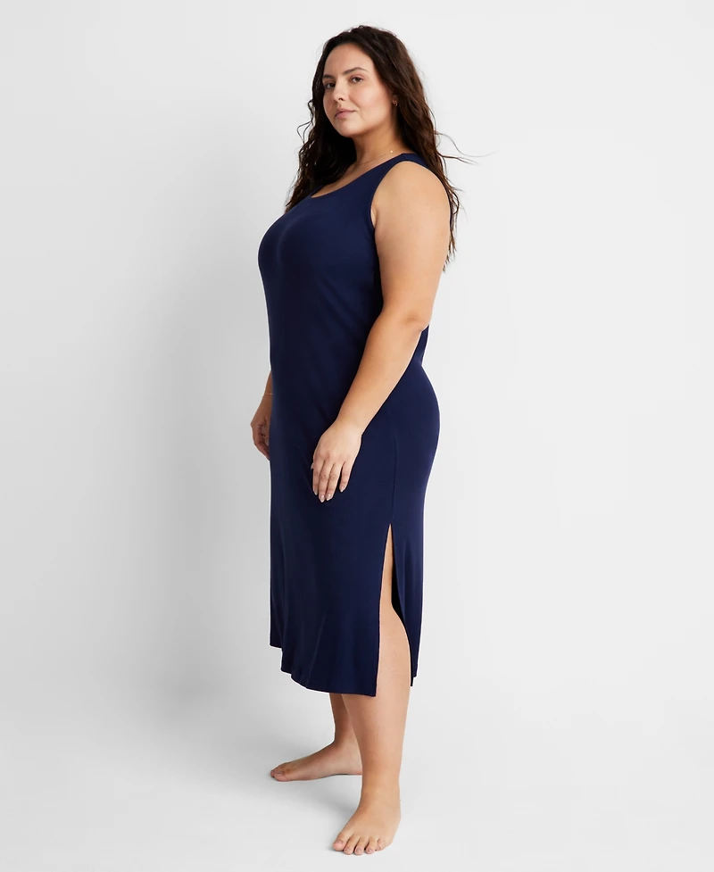 State of Day Women's Ribbed Modal Blend Tank Nightgown Xs-3X, Created for Macy's
