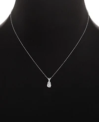 Giani Bernini 2-Pc. Set Cubic Zirconia Pendant Necklace & Stud Earrings in Sterling Silver, Created for Macy's